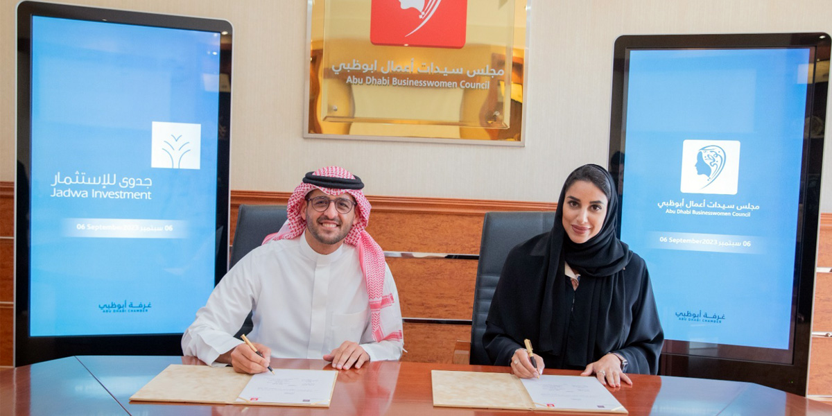 Abu Dhabi Businesswomen Council signs MoU with Jadwa Investment 