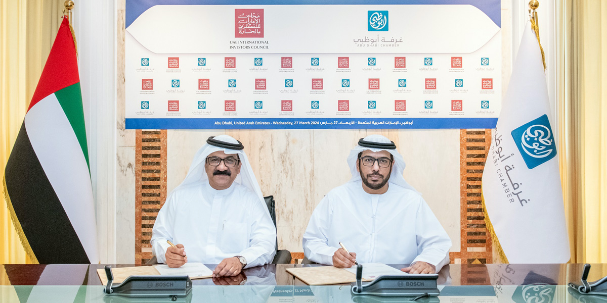 Abu Dhabi Chamber and UAE International Investors Council Sign Collaboration Agreement to Promote their Strategic Cooperation