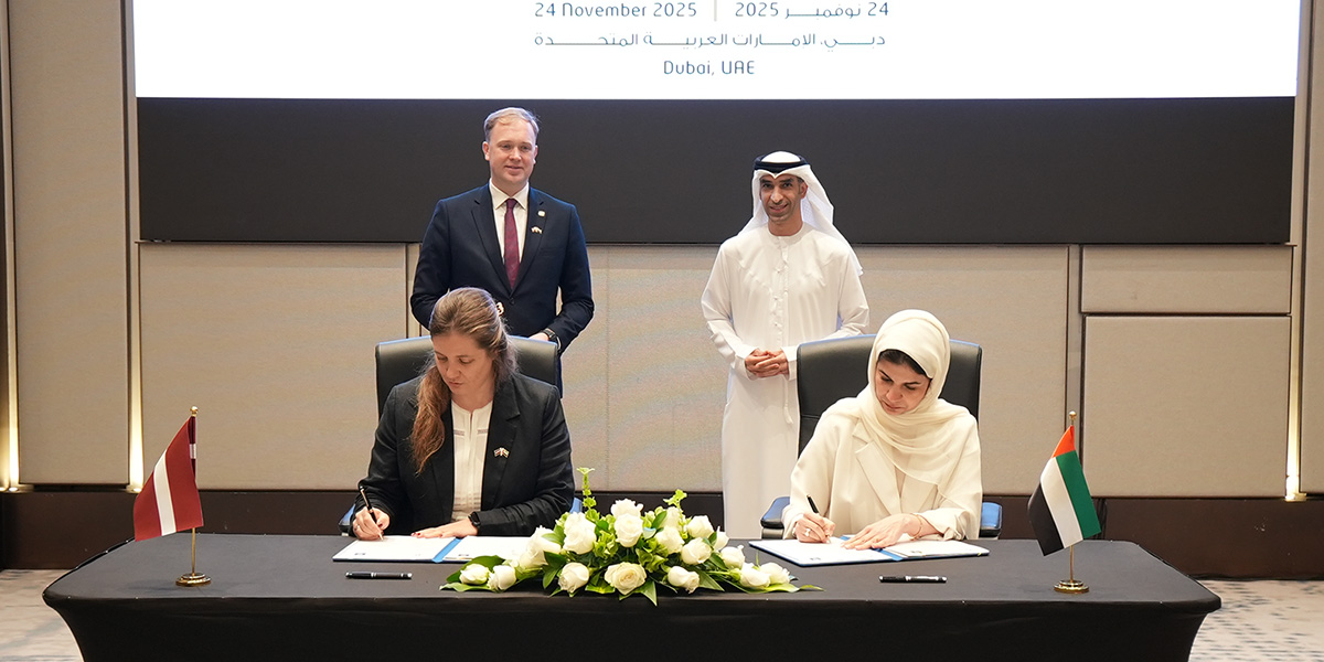 Abu Dhabi Chamber and Latvian Chamber Sign Cooperation Agreement to Strengthen Economic and Investment Ties