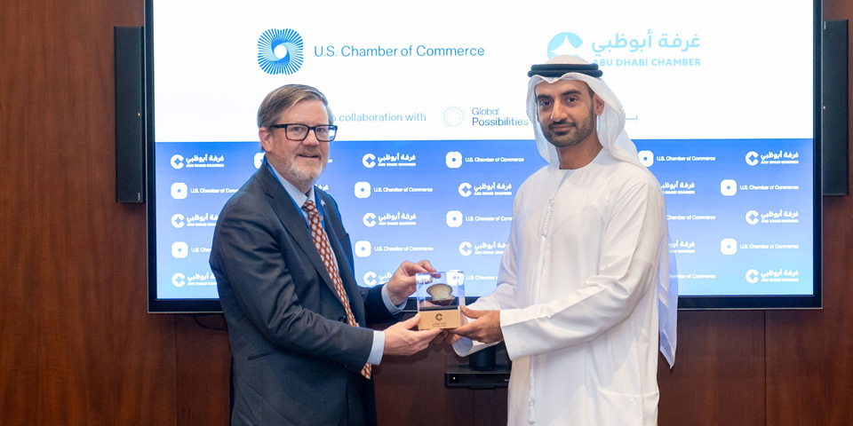 Abu Dhabi Chamber and the U.S. Chamber of Commerce Sign Strategic Agreement to Boost Investment and Expand Bilateral Partnerships
