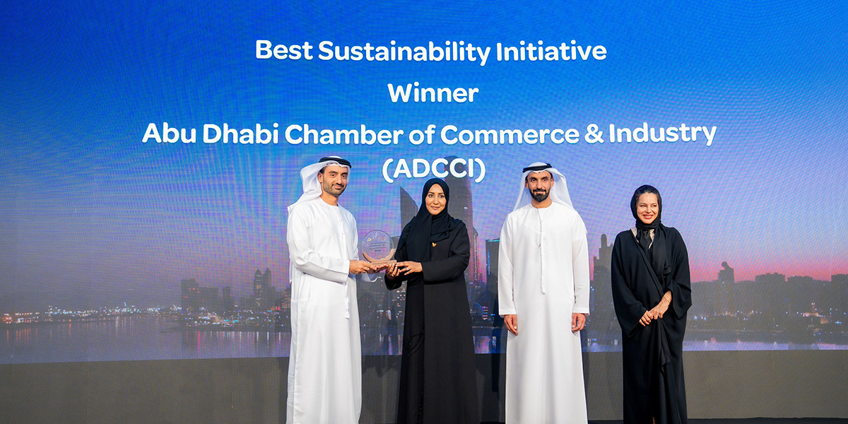 Abu Dhabi Chamber Wins ‘Best Sustainability Initiative’ at 10th Abu Dhabi Sustainable Business Leadership Awards